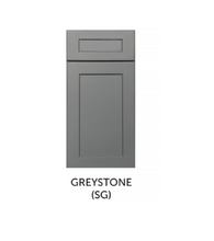Load image into Gallery viewer, 3DB12 Shaker Greystone Three Drawer Base Cabinet