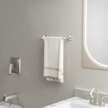Load image into Gallery viewer, HOMLUX 18 in. Towel Bar with Embossing in Chrome