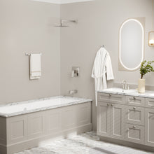 Load image into Gallery viewer, HOMLUX 18 in. Towel Bar with Embossing in Chrome