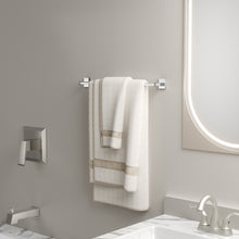 Load image into Gallery viewer, HOMLUX 24 in. Towel Bar with Embossing in Chrome