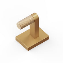 Load image into Gallery viewer, HOMLUX 4-Piece Bath Hardware Set with Towel Ring Toilet Paper Holder Robe Hook and 24 in. Towel Bar in Brass