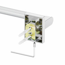Load image into Gallery viewer, HOMLUX 3-Piece Bath Hardware Set with Towel Ring Toilet Paper Holder and 24 in. Towel Bar in Chrome