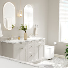 Load image into Gallery viewer, HOMLUX 3-Piece Bath Hardware Set with Towel Ring Toilet Paper Holder and 24 in. Towel Bar in Chrome