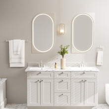 Load image into Gallery viewer, HOMLUX 3-Piece Bath Hardware Set with Towel Ring Toilet Paper Holder and 24 in. Towel Bar in Chrome
