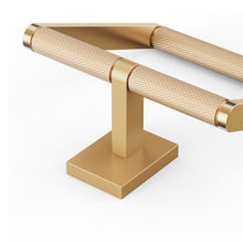 Load image into Gallery viewer, HOMLUX Wall Mounted Towel Ring with Embossing in Brass