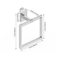 Load image into Gallery viewer, HOMLUX Wall Mounted Towel Ring with Embossing in Chrome