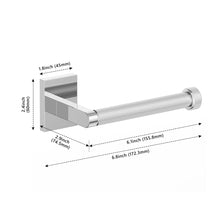 Load image into Gallery viewer, HOMLUX Wall Mounted Single Arm Toilet Paper Holder in Chrome