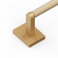 Load image into Gallery viewer, HOMLUX 18 in. Towel Bar with Embossing in Brass