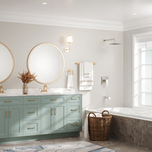 Load image into Gallery viewer, HOMLUX 24 in. Towel Bar with Embossing in Brass