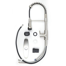Load image into Gallery viewer, Spring Neck Pull-Down Sprayer Kitchen Faucet