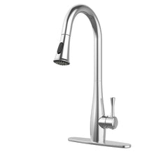 Load image into Gallery viewer, Pull-Down Sprayer Kitchen Faucet with Dual Function in Chrome