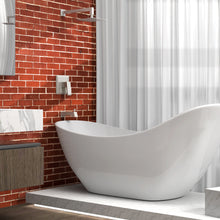 Load image into Gallery viewer, 1-Handle 1-Spray Square 2.5 GPM 8in. Wall Mounted Shower Head