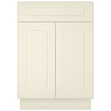 Load image into Gallery viewer, 21"D x 24"W x 34"H Vanity Sink Base Cabinet in Antique White