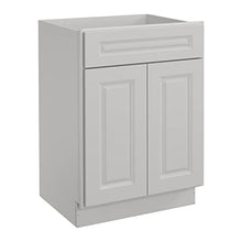Load image into Gallery viewer, 21"D x 24"W x 34"H Vanity Sink Base Cabinet in Shaker Dove