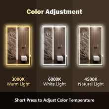 Load image into Gallery viewer, Anti-Fog Dimmable Led Mirror for Bathroom