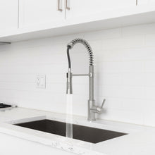 Load image into Gallery viewer, Pull Down Sprayer Kitchen Faucet with Zinc Alloy Finish
