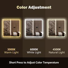 Load image into Gallery viewer, Anti-Fog Dimmable Led Mirror for Bathroom