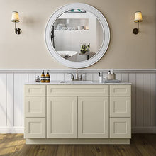 Load image into Gallery viewer, 21"D x 60"W x 34"H Vanity Sink Base Cabinet in Shaker Antique White