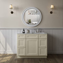 Load image into Gallery viewer, 21"D x 42"W x 34"H Vanity Sink Base Cabinet in Shaker Antique White