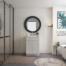 Load image into Gallery viewer, 21"D x 30"W x 34"H Vanity Sink Base Cabinet in Shaker Dove