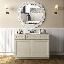 Load image into Gallery viewer, 21"D x 48"W x 34"H Vanity Sink Base Cabinet in Shaker Antique White