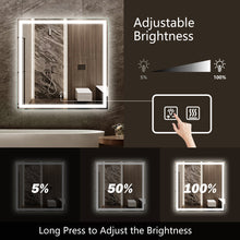 Load image into Gallery viewer, Anti-Fog Dimmable Led Mirror for Bathroom