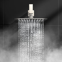 Load image into Gallery viewer, 1-Handle 1-Spray Square 2.5 GPM 8in. Wall Mounted Shower Head