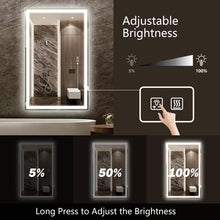 Load image into Gallery viewer, Anti-Fog Dimmable Led Mirror for Bathroom