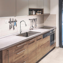 Load image into Gallery viewer, Pull-Down Sprayer Kitchen Faucet with Dual Function in Chrome