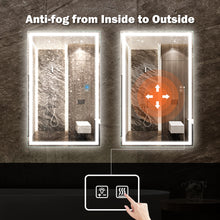 Load image into Gallery viewer, Anti-Fog Dimmable Led Mirror for Bathroom