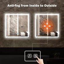 Load image into Gallery viewer, Anti-Fog Dimmable Led Mirror for Bathroom