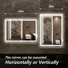 Load image into Gallery viewer, Anti-Fog Dimmable Led Mirror for Bathroom
