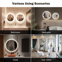 Load image into Gallery viewer, HomLux Round A bathroom mirror -MA04R24TD-OL