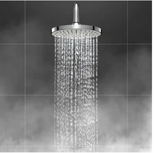 Load image into Gallery viewer, 4-Spray 2.5 GPM 8 in. Dual Shower Head in Chrome