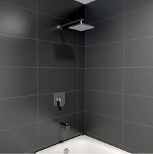 Load image into Gallery viewer, 1-Spray Square High Pressure Tub and Shower Faucet