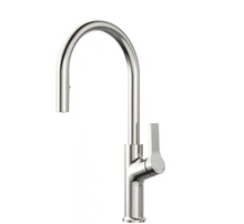 Load image into Gallery viewer, Pull Down Sprayer Kitchen Faucet with Hidden Spray Head