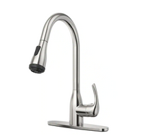 Load image into Gallery viewer, Pull-Down Sprayer Kitchen Faucet with 4-Function