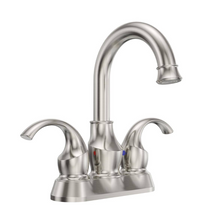 Load image into Gallery viewer, 4 in. Centerset Bathroom Faucet in Brushed Nickel