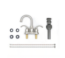 Load image into Gallery viewer, 4 in. Centerset Bathroom Faucet in Brushed Nickel