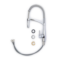 Load image into Gallery viewer, Pull Down Sprayer Kitchen Faucet with Spring Spout