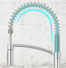 Load image into Gallery viewer, Pull Down Sprayer Kitchen Faucet with Spring Spout