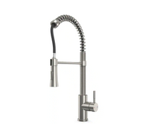 Load image into Gallery viewer, Spring Neck Pull Down Sprayer Kitchen Faucet