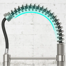 Load image into Gallery viewer, Spring Neck Pull Down Sprayer Kitchen Faucet