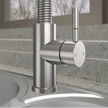 Load image into Gallery viewer, Spring Neck Pull Down Sprayer Kitchen Faucet