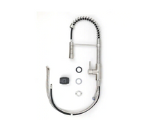 Load image into Gallery viewer, Spring Neck Pull Down Sprayer Kitchen Faucet