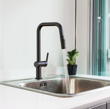 Load image into Gallery viewer, Pull Down Sprayer Kitchen Faucet with High-Arc Spout