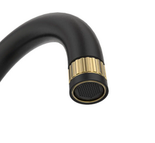 Load image into Gallery viewer, 4 in. Centerset 2-Handle Bathroom Faucet in Matte Black