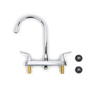 Load image into Gallery viewer, High-Arc 2-Handle Standard Kitchen Faucet in Chrome
