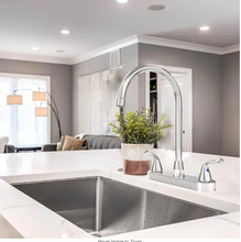 Load image into Gallery viewer, High-Arc 2-Handle Standard Kitchen Faucet in Chrome
