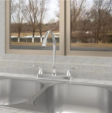 Load image into Gallery viewer, High-Arc 2-Handle Standard Kitchen Faucet in Chrome